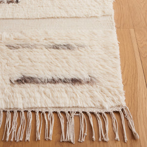 Safavieh Kenya 233 KNY233 Handwoven  Rug Grey / Ivory KNY233A-8