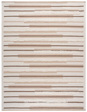 Safavieh Kenya Hand Woven Runner Rug - Elegant Geometric Design For Hallways, Entryways, And Living Spaces Beige ,Ivory 80% Wool,20% Cotton Kny279b-8