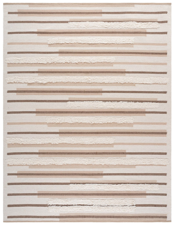 Safavieh Kenya Handwoven Area Rug - Elegant Geometric Design In Premium Wool And Cotton For Any Space Beige ,Ivory 80% Wool,20% Cotton Kny279b-9