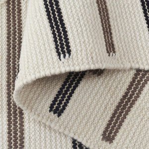 Safavieh Kenya Hand Woven Runner Rug - Elegant Geometric Design For Hallways, Entryways, And Living Spaces Brown ,Ivory 80% Wool,20% Cotton Kny279t-5