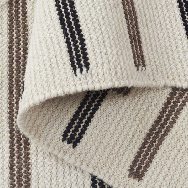 Safavieh Kenya Hand Woven Runner Rug - Elegant Geometric Design For Hallways, Entryways, And Living Spaces Brown ,Ivory 80% Wool,20% Cotton Kny279t-5