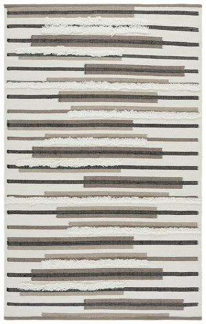 Safavieh Kenya Hand Woven Runner Rug - Elegant Geometric Design For Hallways, Entryways, And Living Spaces Brown ,Ivory 80% Wool,20% Cotton Kny279t-5