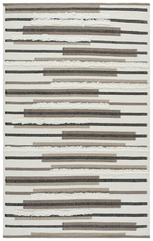 Safavieh Kenya Handwoven Area Rug - Elegant Geometric Design In Premium Wool And Cotton For Any Space Brown ,Ivory 80% Wool,20% Cotton Kny279t-6