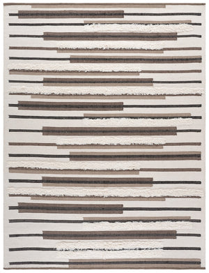 Safavieh Kenya Handwoven Area Rug - Elegant Geometric Design In Premium Wool And Cotton For Any Space Brown ,Ivory 80% Wool,20% Cotton Kny279t-6