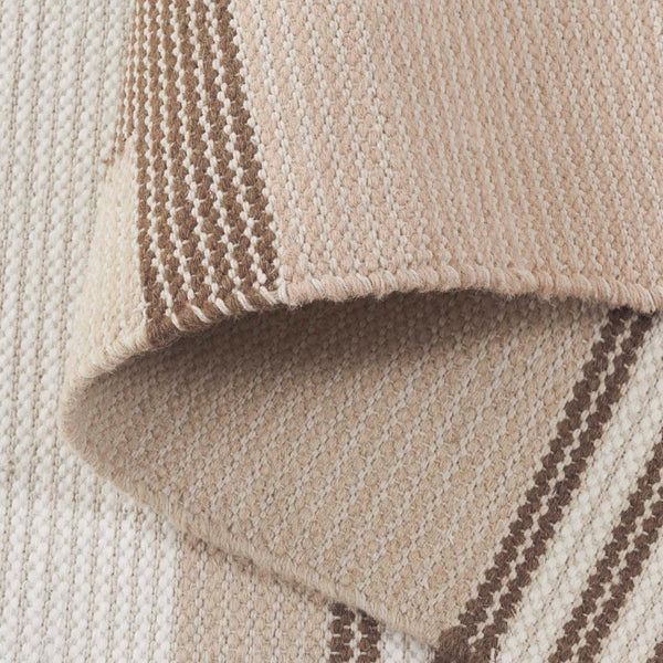 Safavieh Kenya Handwoven Area Rug – Artisan Crafted Luxury For Your Home With Timeless Geometric Elegance Beige ,Ivory 80% Wool,20% Cotton Kny280b-4