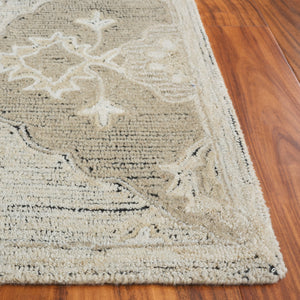 Safavieh Kenya Hand Tufted Runner Rug - Luxurious Texture, Timeless Design, Perfect For Hallways & Spaces Beige ,Ivory Polyester Pile Kny686b-5