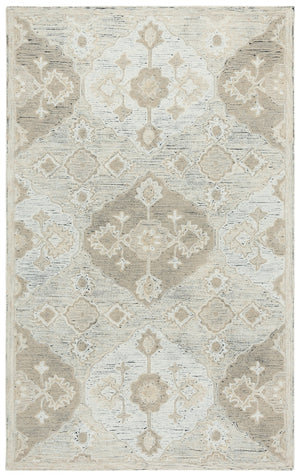 Safavieh Kenya Hand-tufted Area Rug – Elegant Polyester Design For Living Room, Bedroom & Home Office Decor Beige ,Ivory Polyester Pile Kny686b-4