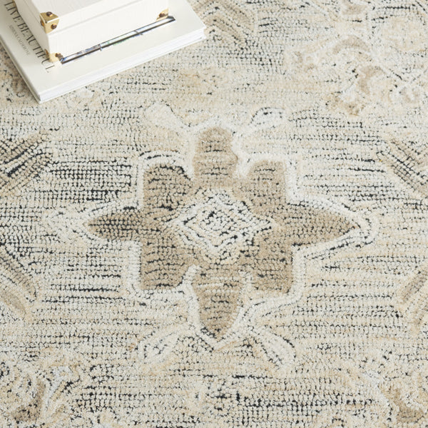 Safavieh Kenya Exquisite Hand-tufted Area Rug - Elegant Floral Design For Timeless Home Decor Sophistication Beige ,Ivory Polyester Pile Kny687b-4