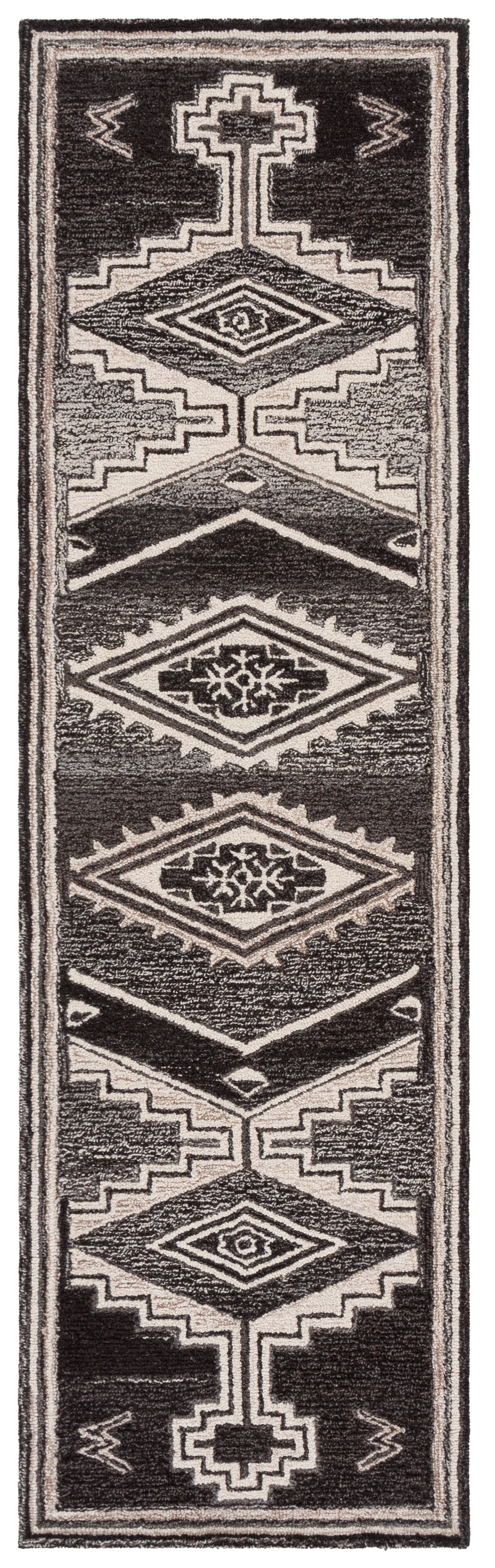 Safavieh Kenya Hand-tufted Area Rug - Elegant Floral Design In Earthy Tones For Stylish Home Décor Solutions Brown ,Ivory 80% Wool,20% Cotton Kny925t-9