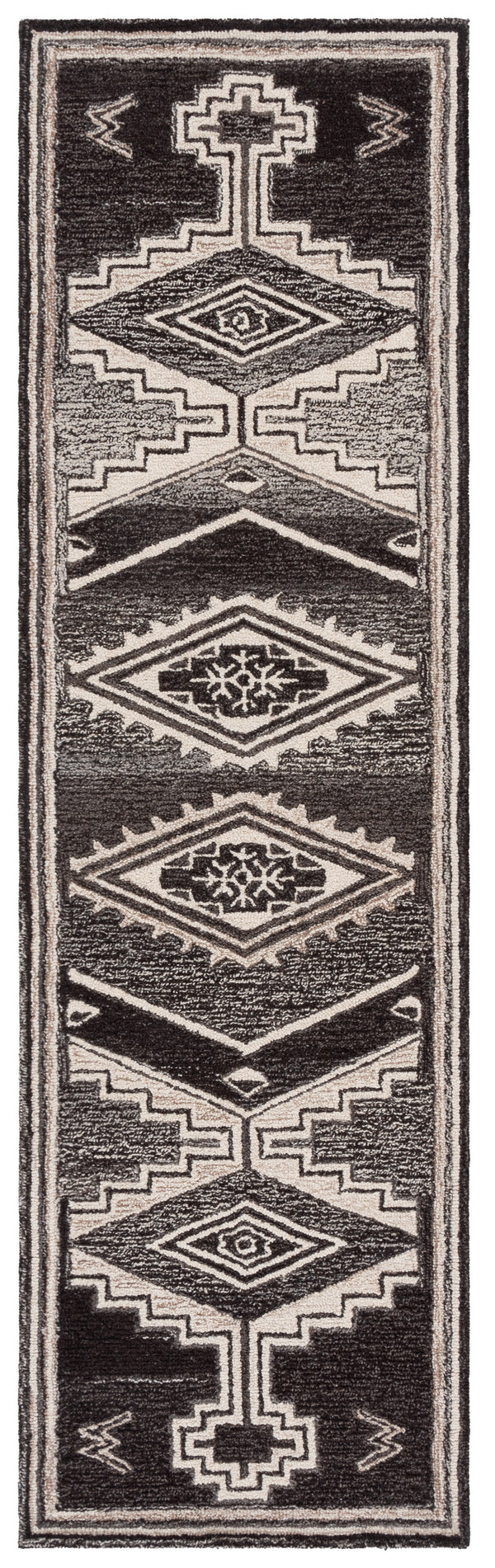 Safavieh Kenya Hand-tufted Area Rug - Elegant Floral Design In Earthy Tones For Stylish Home Décor Solutions Brown ,Ivory 80% Wool,20% Cotton Kny925t-9