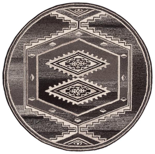 Safavieh Kenya Hand-tufted Area Rug - Elegant Floral Design In Earthy Tones For Stylish Home Décor Solutions Brown ,Ivory 80% Wool,20% Cotton Kny925t-9