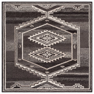 Safavieh Kenya Exquisite Hand-tufted Runner Rug - Elegant Floral Design In Rich Brown And Ivory For Hallways Brown ,Ivory 80% Wool,20% Cotton Kny925t-6sq