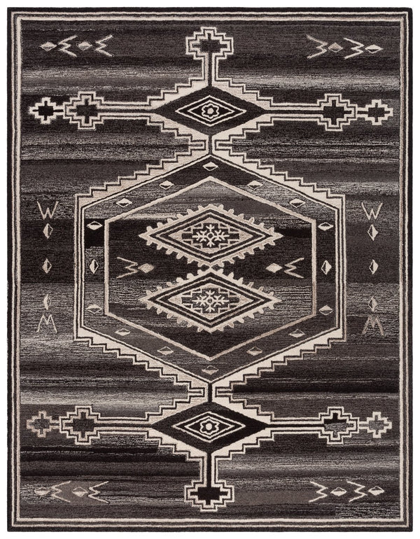 Safavieh Kenya Exquisite Hand-tufted Runner Rug - Elegant Floral Design In Rich Brown And Ivory For Hallways Brown ,Ivory 80% Wool,20% Cotton Kny925t-8