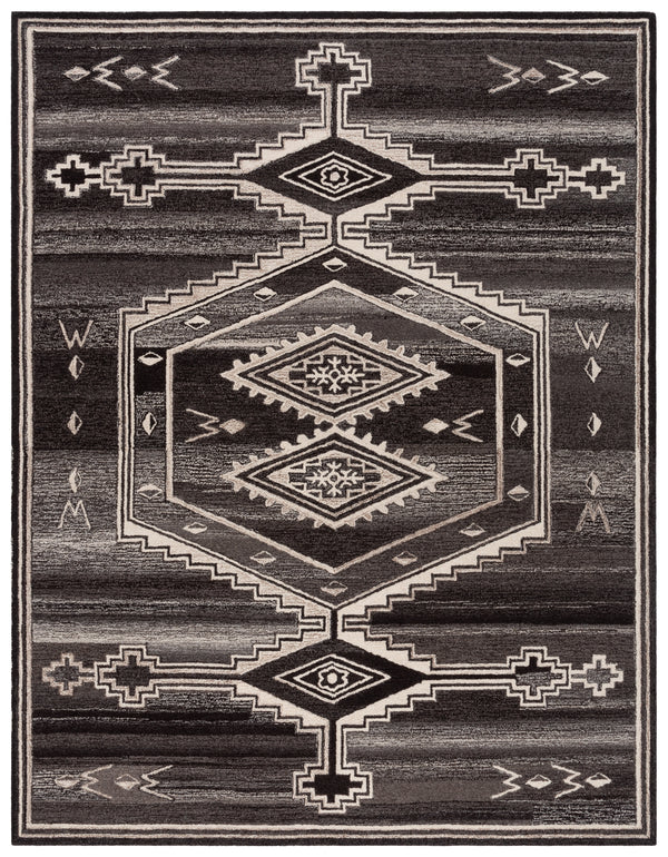 Safavieh Kenya Hand-tufted Area Rug - Elegant Floral Design In Earthy Tones For Stylish Home Décor Solutions Brown ,Ivory 80% Wool,20% Cotton Kny925t-9
