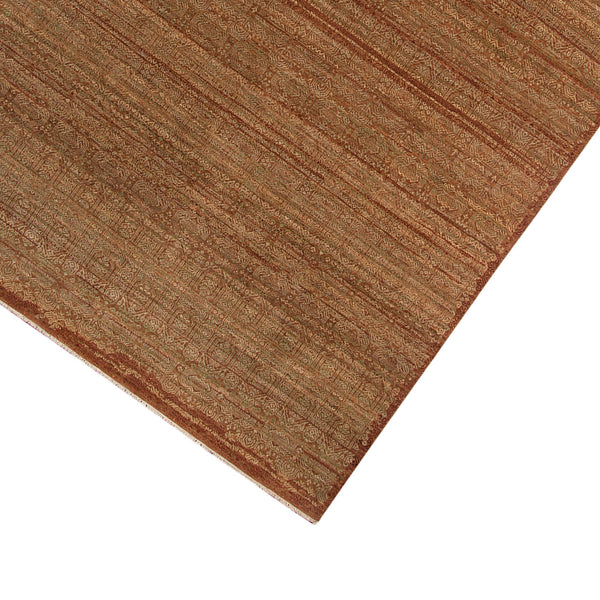 Kohinoor Hand-knotted Tribal Wool Rug with Warm Abrash Detail for Living Room and Entryway