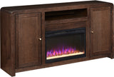 Cooper Dark Cocoa 66" Fireplace Console KOO1940-DKC Aspenhome