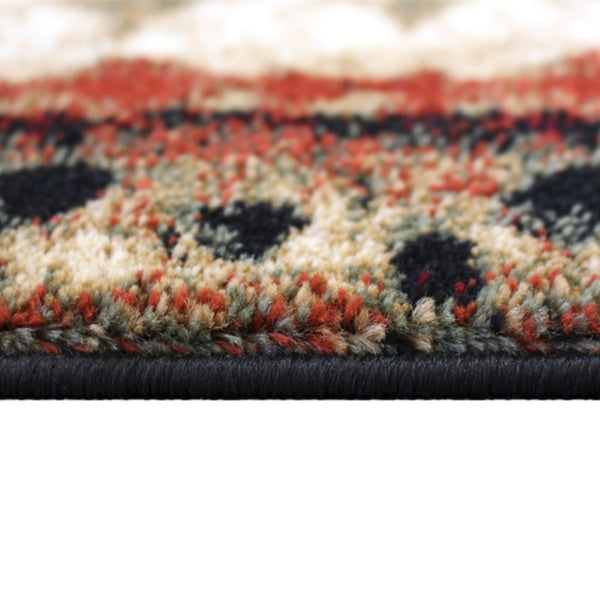 English Elm Ursus Rustic Lodge Bear and Cub Area Rug – Cozy Nature-Inspired Design for Any Space, Easy Care Brown 2' x 3' KP-RGB3940-23-BN-GG