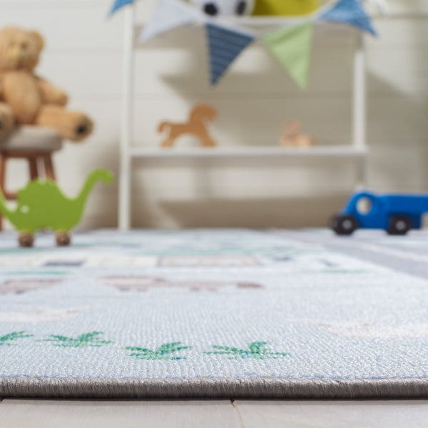 Safavieh Kids Storybook Town Playroom Rug Soft Polyamide Pile OEKO-TEX Certified Play Zone KPH235M-24