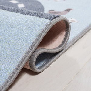 Safavieh Kids Storybook Town Playroom Rug Soft Polyamide Pile OEKO-TEX Certified Play Zone KPH235M-24