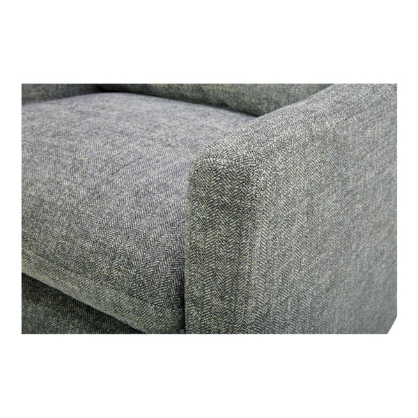 Moe's Home Linden Swivel Chair - Stylish Barrel Back Design With Plush Cushion And 360° Smooth Swivel Function Green Upholstery, 100% Polyester,Frame, Pine Wood,Poplar Multilayer Board,Plywood,Lvl Kq-1029-37