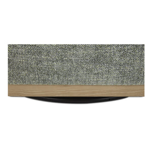 Moe's Home Linden Swivel Chair - Stylish Barrel Back Design With Plush Cushion And 360° Smooth Swivel Function Green Upholstery, 100% Polyester,Frame, Pine Wood,Poplar Multilayer Board,Plywood,Lvl Kq-1029-37