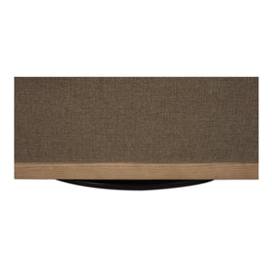 Moe's Home Linden Swivel Chair - Stylish Barrel Back Design With Plush Cushion And 360° Smooth Swivel Function Taupe Upholstery, 95% Polyester,5% Nylon,Frame, Pine Wood,Poplar Multilayer Board,Plywood,Lvl Kq-1029-39