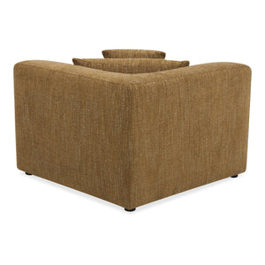 Moe's Home Lowtide Modular Sectional Sofa - 1970s Inspired Design With Luxurious Comfort And Versatile Style Yellow Upholstery, 100% Polyester,Solid Wood And Plywood Frame Kq-1030-09