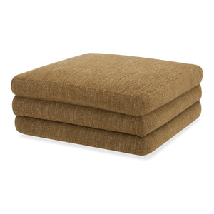 Moe's Home Lowtide Modular Sectional Sofa - 1970s Inspired Design With Luxurious Comfort And Versatile Style Yellow Upholstery, 100% Polyester,Solid Wood And Plywood Frame Kq-1032-09