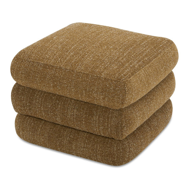 Moe's Home Lowtide Modular Sectional Sofa - 1970s Inspired Design With Luxurious Comfort And Versatile Style Yellow Upholstery, 100% Polyester,Solid Wood And Plywood Frame Kq-1034-09