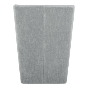 Moe's Home Cormac Rolling Dining Chair - Comfort Meets Style With Padded Cushioning And Smooth Gliding Wheels Green Upholstery, 100% Polyester,Poplar Multi,Layer Board + Lvl Kq-1035-16