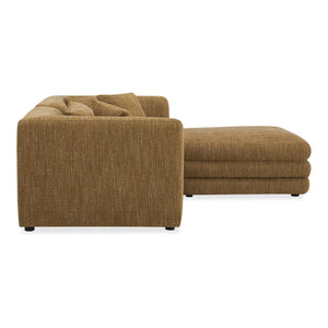 Moe's Home Lowtide Modular Sectional Sofa - Vintage-inspired Design With Comfort-enhancing Features & Style Yellow Upholstery, 100% Polyester,Solid Wood And Plywood Frame Kq-1038-09