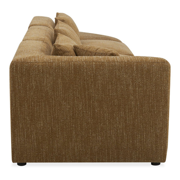 Moe's Home Lowtide Modular Sectional Sofa - Vintage-inspired Design With Comfort-enhancing Features & Style Yellow Upholstery, 100% Polyester,Solid Wood And Plywood Frame Kq-1041-09