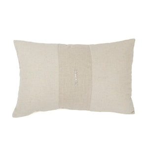 Zentique Pillow - Linen Accent 16x24" for Sofa & Bed, Breathable Neutral Texture, Durable Removable Cover, Korea Crafted Oatmeal KRF 2007 16x24