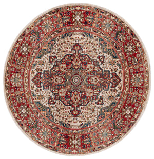 Safavieh Kashan Exquisite Traditional Turkish Runner Rug – Elegant Design For Hallways And Home Decor Ivory ,Blue Polypropylene Pile Ksn305b-6