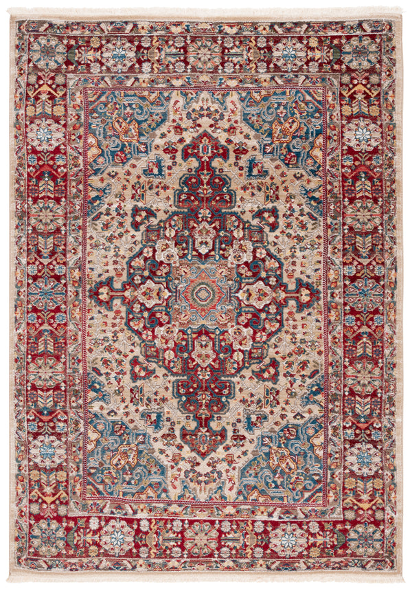 Safavieh Kashan Exquisite Traditional Turkish Runner Rug – Elegant Design For Hallways And Home Decor Ivory ,Red Polypropylene Pile Ksn305k-4