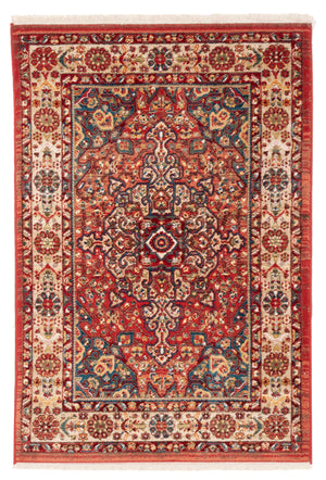 Safavieh Kashan Exquisite Traditional Turkish Runner Rug – Elegant Design For Hallways And Home Decor Red ,Ivory Polypropylene Pile Ksn305l-4