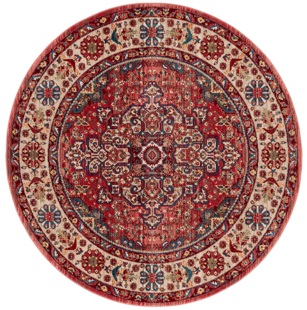 Safavieh Kashan Exquisite Traditional Turkish Runner Rug – Elegant Design For Hallways And Home Decor Red ,Ivory Polypropylene Pile Ksn305l-4