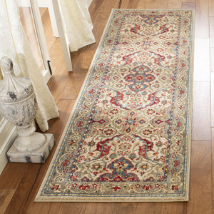 Safavieh Kashan Ivory Taupe Area Rug — Turkish Power-Loomed Kashan Design, Low-Profile Durable Fibers 10'-0" x 14'-0" KSN307A-10