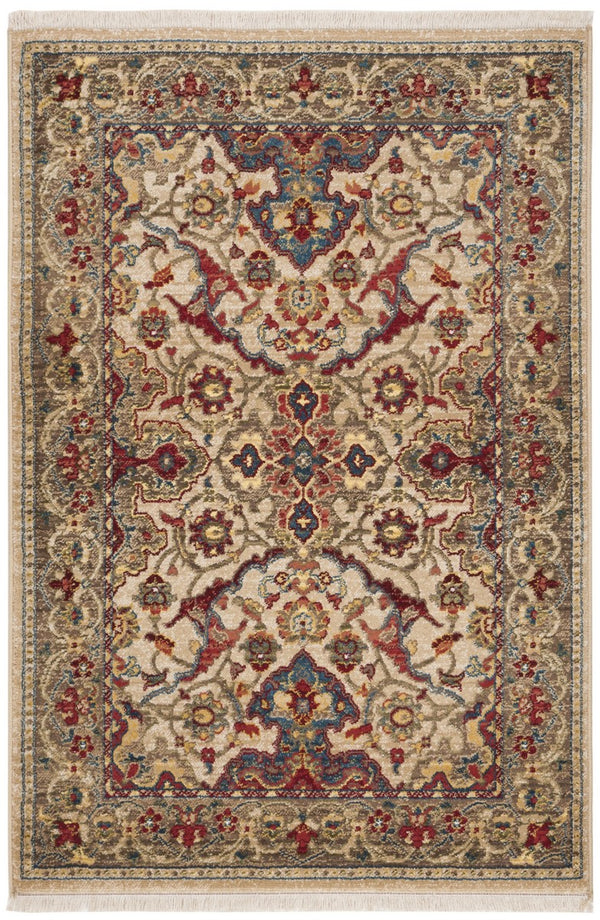 Safavieh Kashan 307 Power Loomed  Rug Ivory / Taupe KSN307A-6