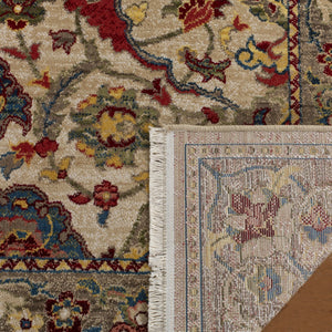 Safavieh Kashan 307 Power Loomed  Rug Ivory / Taupe KSN307A-6