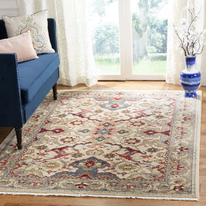 Safavieh Kashan Ivory Taupe Area Rug — Turkish Power-Loomed Kashan Design, Low-Profile Durable Fibers 10'-0" x 14'-0" KSN307A-10