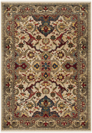 Safavieh Kashan 307 Power Loomed  Rug Ivory / Taupe KSN307A-6
