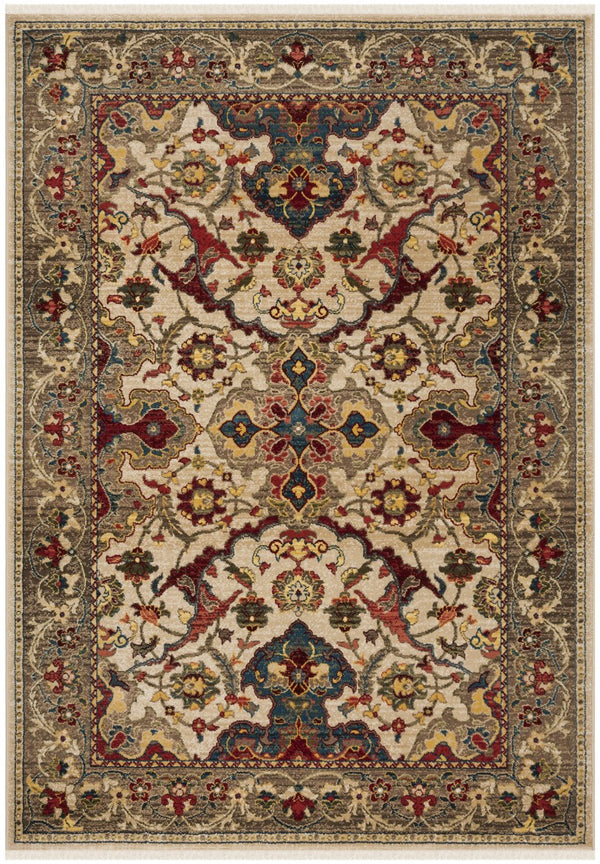 Safavieh Kashan 307 Power Loomed  Rug Ivory / Taupe KSN307A-6