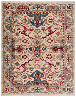 Safavieh Kashan Traditional Elegance Runner Rug – Luxurious Floral Patterns For Stylish Hallways And Spaces Ivory ,Taupe Polypropylene Pile Ksn307a-214