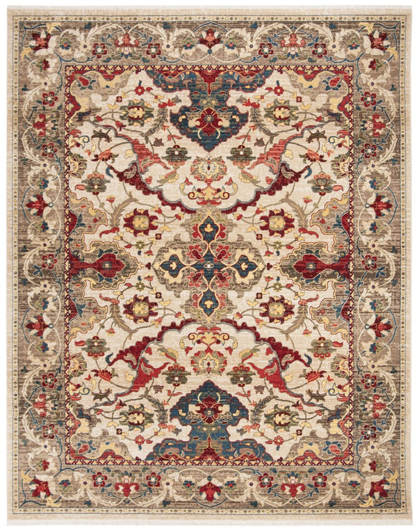 Safavieh Kashan 307 Power Loomed  Rug Ivory / Taupe KSN307A-6
