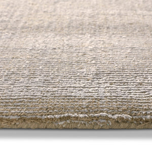 Jaipur Living Konstrukt Kelle Kt03 Handwoven Handmade 60% Wool 40% Viscose Solids Solid Indoor Rug White, Beige 60% Wool 40% Viscose, 100% Cotton Rug158243