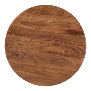 Moe's Home Nels Coffee Table - Solid Acacia Wood With Sculpted Design For A Contemporary Living Space Brown Acacia Wood Ky-1018-20