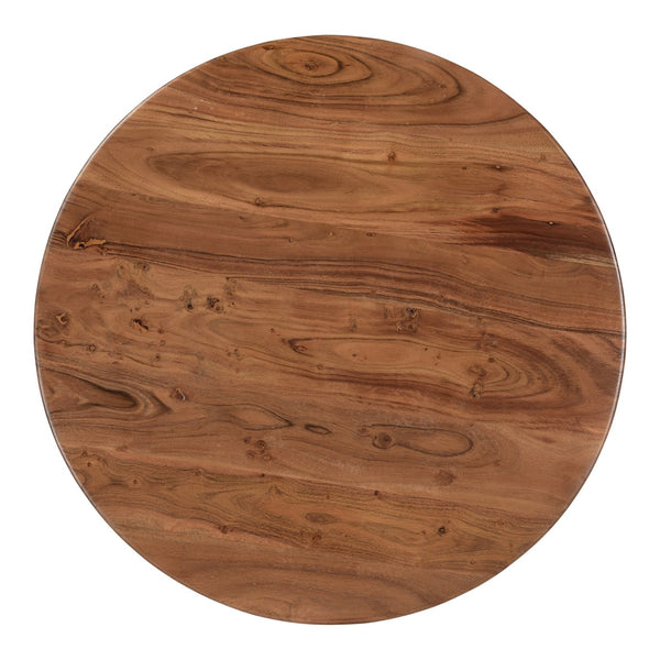 Moe's Home Nels Coffee Table - Solid Acacia Wood With Sculpted Design For A Contemporary Living Space Brown Acacia Wood Ky-1018-20