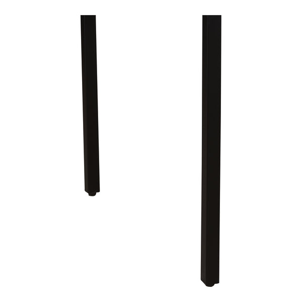 Moe's Home Parson Marble Small Dining Table - Contemporary Design With Unique Natural Veining And Iron Frame White Marble,Iron Ky-1021-02-0