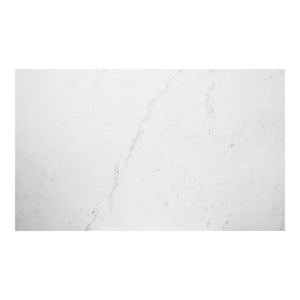 Moe's Home Parson Marble Console Table - Elegant Design With Natural Banswara Top And Sleek Black Frame White Marble Ky-1035-02-0